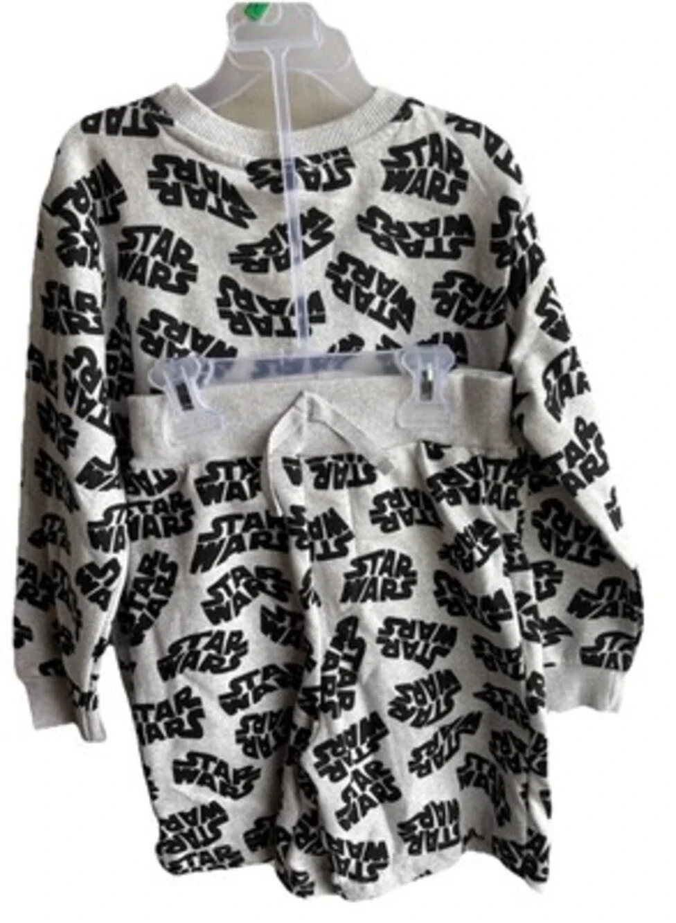 Star Wars Baby Fleece Sweatshirt & Jogger Shorts Set Size 5 Boys